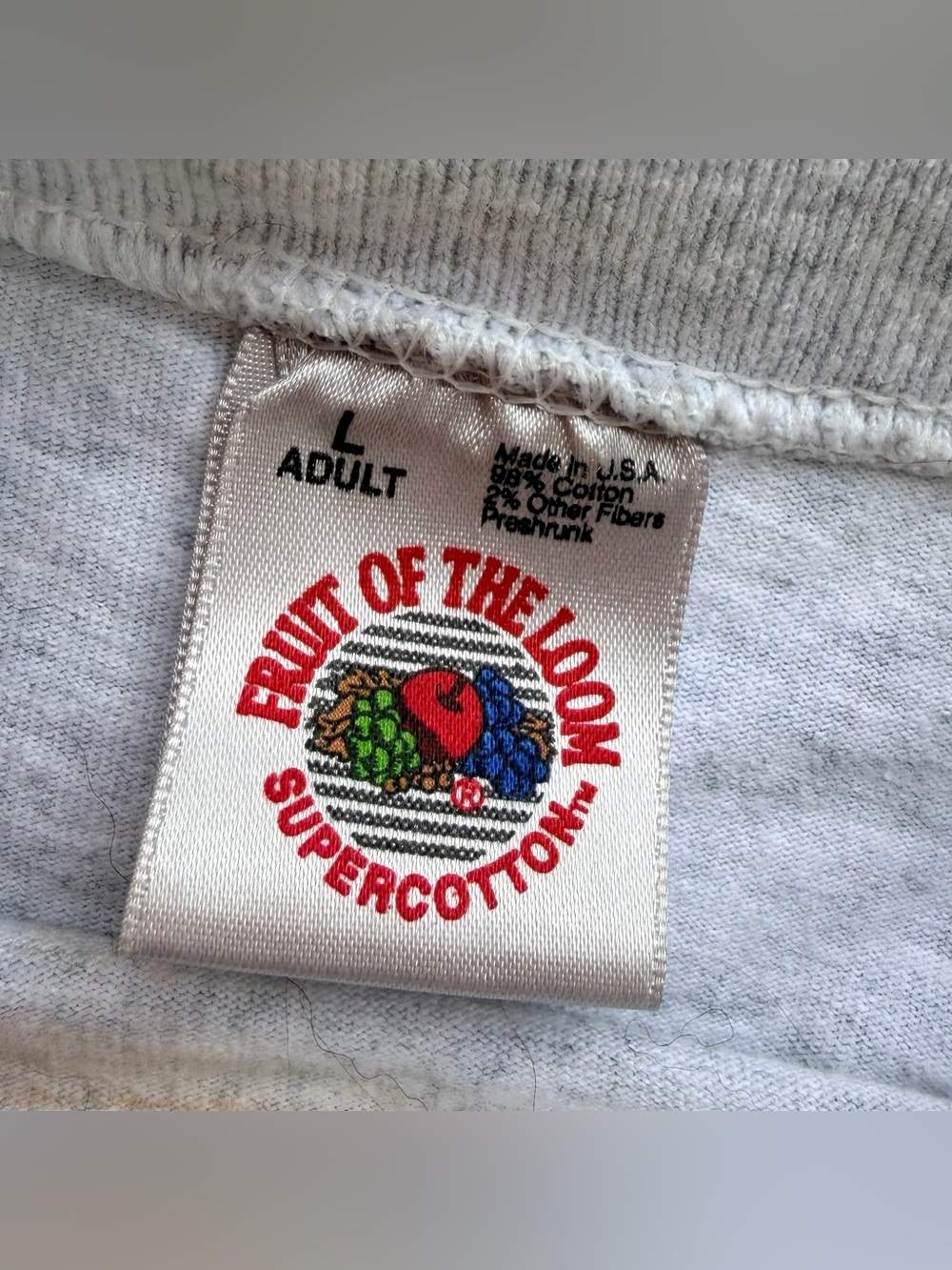 Vintage Newfoundland Dog T Shirt Long Sleeve 90s Funny Size Large Made In USA - Picture 3 of 5
